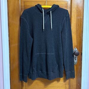 American Eagle AEO Muted Blue Grey Thermal Hoodie Men’s Extra Small XS